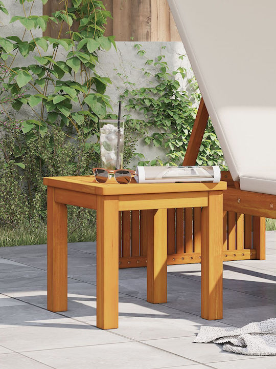 Sitting Room Table for Small Outdoor Spaces Made of Acacia Acacia 35x35x34cm
