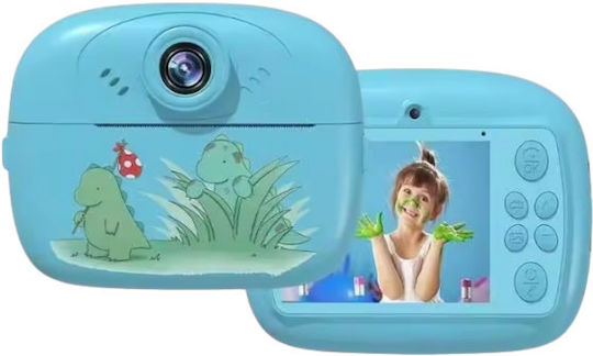 K800-B Kinderkamera 12MP mit Thermodruck Blau