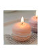 Handgemachte Macaron-Kerze Zartes Rosa