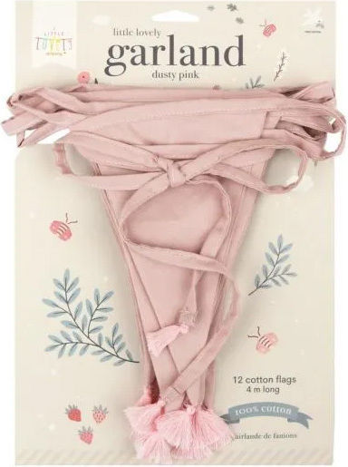 Fabric Garland Disty Pink A Little Lovely Company