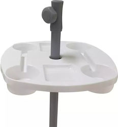 Hupa Beach Umbrella Table White
