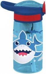 Must Team Plastic Kids Water Bottle with Straw ...