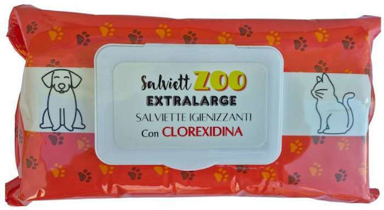 Pet Cleaning Wipes Chlorhexidine 40 Pieces