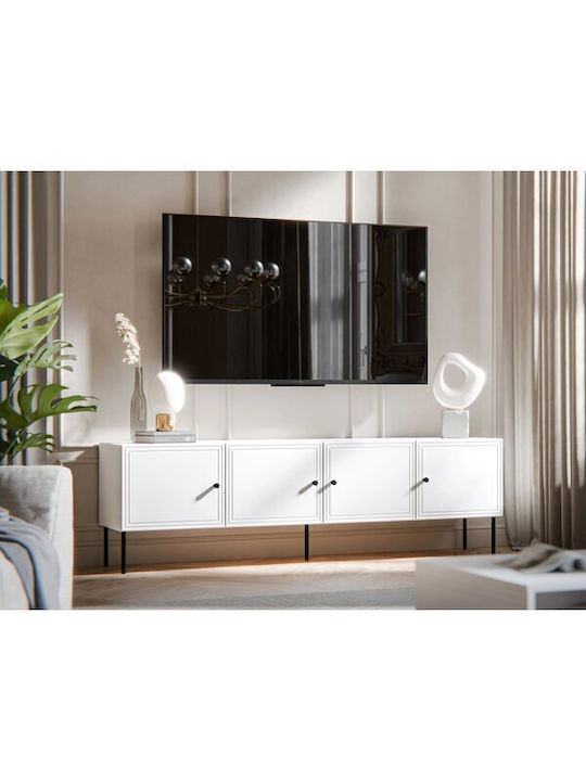 TV-Ständer Monciru 103 Weiß M201xP60xH40cm
