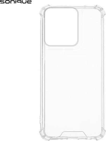 Sonique Back Cover Silicon Transparent (Moto G75)