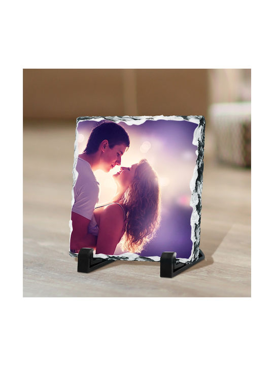 Stone Frame Valentine's Day Young Couple-15x15c...