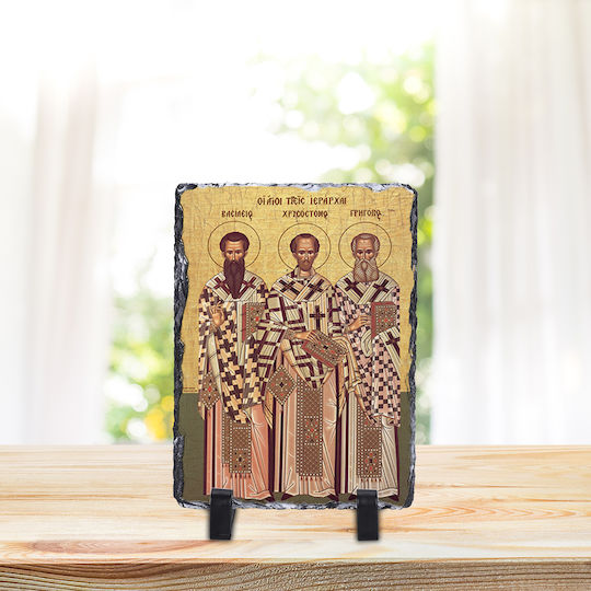 Stone The Three Hierarchs-15x20cm Rectangular-matte
