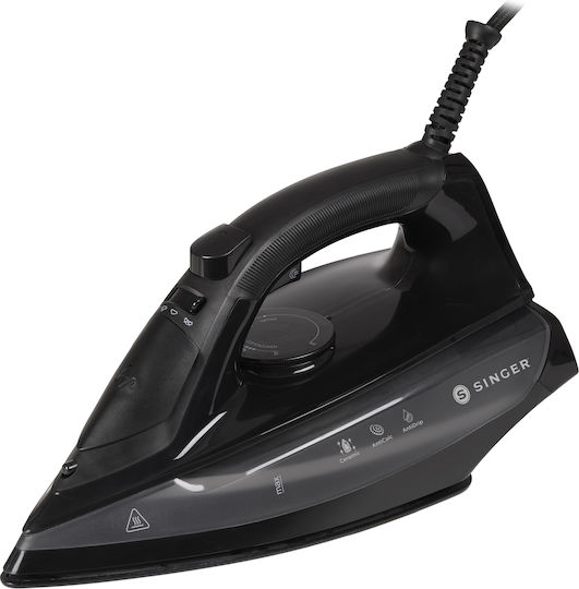 Singer Steam Iron 2200W with Ceramic Plate and Continuous Steam Supply 25g/min