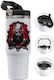 Koupakoupa God Of War Μπουκάλι Θερμός Ανοξείδωτο 890ml Καφέ