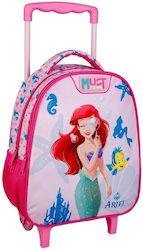 Must Team Disney Princess Trolley Fuchsia School Bag