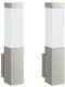 vidaXL Wall-Mounted Outdoor Light LED IP44 with Warm White Light