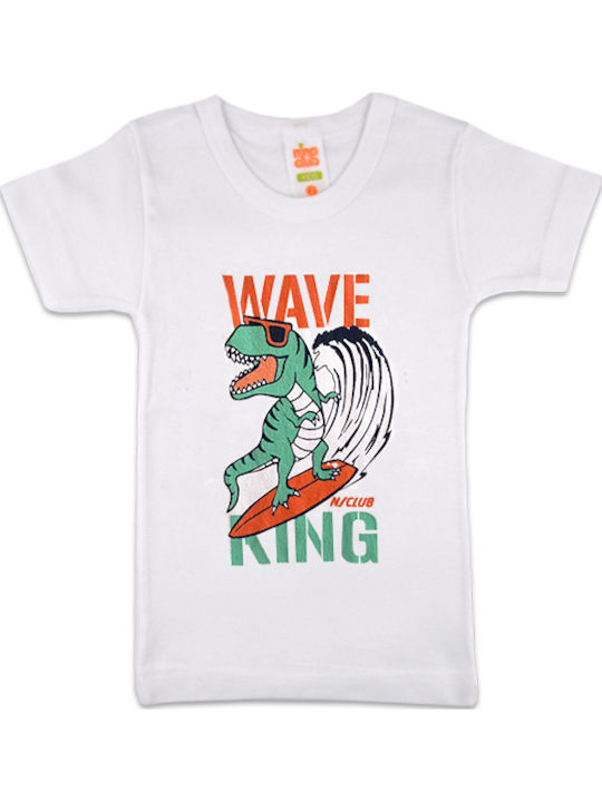 Nina Club Kids' Undershirt Short-sleeved White