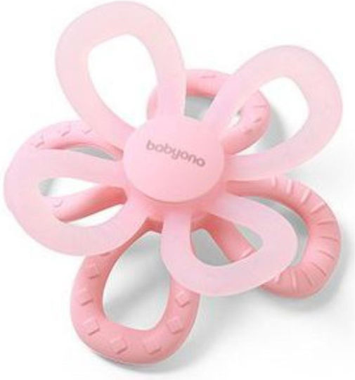 Babyono Flower Μασητικός Κρίκος Οδοντοφυΐας με Νερό από Σιλικόνη για 0 m+