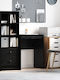 Schreibtisch Holz Black Oak 60x40x76cm