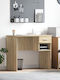 Schreibtisch aus Massivholz Sonoma Oak 90x49.5x75cm