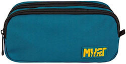 Must Team Pencil Case Barrel with 2 Compartment...
