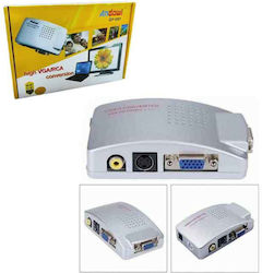 Andowl Qy-v01 VGA Buchse zu RCA S-Video VGA Buchse VGA RCA Konverter Andowl Qy-v01 VGA Buchse zu RCA S-Video VGA Buchse VGA RCA Konverter