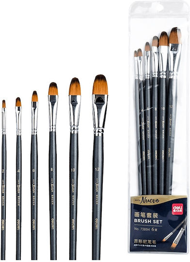 Deli Arte Nuevo Pinselset, 6-teilig, 73894