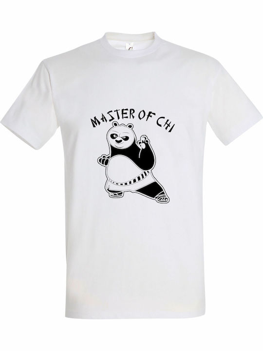 Παιδικό T-shirt White Kung Fu Panda, Master Of Chi