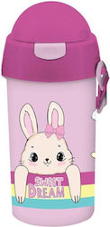 Must Team Plastic Kids Water Bottle with Straw ...