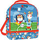 Diakakis School Insulated Shoulder Bag Lunch Box 7L Football 22x16x28cm