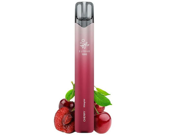 Elf Bar 1000 Disposable Electronic Cigarette 1000 Puffs Cherry 2ml 20mg