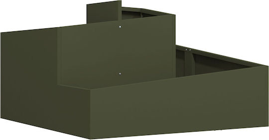 Vidaxl Planter Olive Color 80x80x50 Cm Green