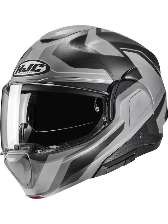 HJC F100 Bios Mc5sf Grey Black Motorcycle Helme...
