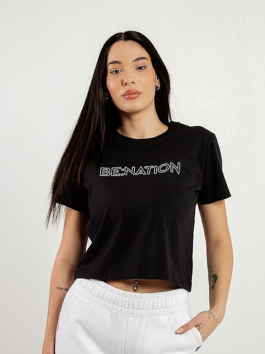 Be:Nation Bluse Schwarz
