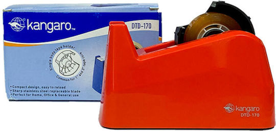 Kangaro Adhesive Tape Dispenser 33-66mm Red Dtd-170r