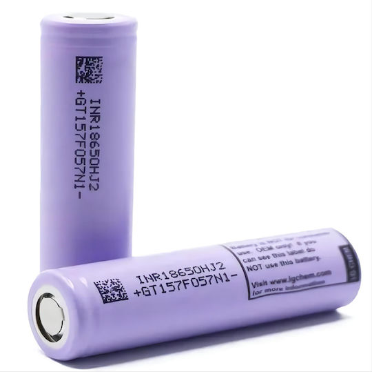 LG Επαναφορτιζόμενη Μπαταρία 18650 Li-ion 2950mAh 3.6V 1τμχ