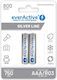 EverActive Επαναφορτιζόμενες Μπαταρίες AAA Ni-MH 800mAh 2τμχ