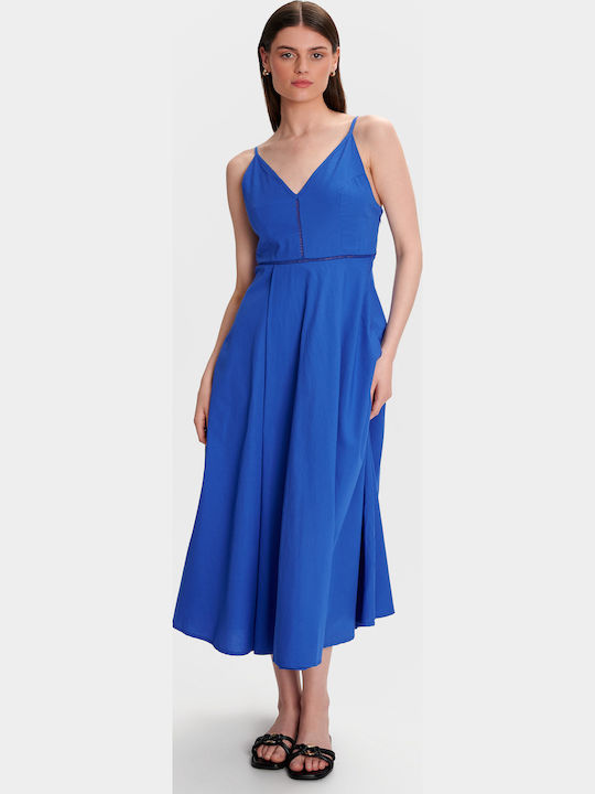 Summer Midi Dress Sky Blue