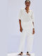 Dama Tesatura Pantaloni White