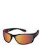 Polaroid Men's Sunglasses with Black Frame and Transparent Polarized Mirror Lens PLD2135/S BLX/OZ