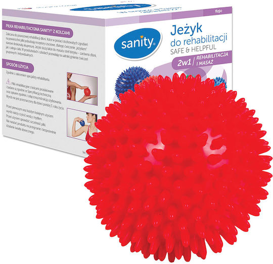 Sanity Μπάλα Μασάζ 5.08cm σε Κόκκινο Χρώμα