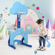 Costway Indoor & Outdoor Basketball Hoop with Stand & Ball