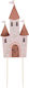 Princess Castle Sweets Decoration for Party