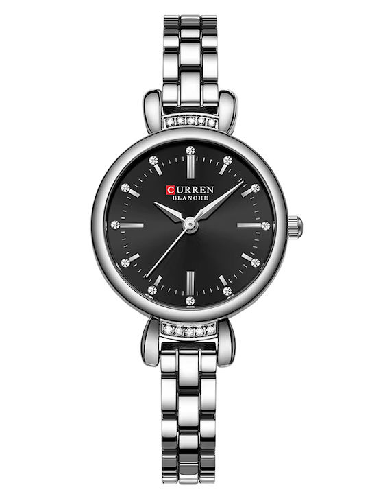 Curren Women's Watch with Silver Metal Bracelet