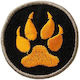 Patch Application Paw Print Mono Quick 04529 3.8 X 3.8 Cm Adhesive Onp-04529