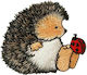 M.s Design© Igel Junikäfer Mono Quick 10205 4,8 x 5,5 cm Aufkleber Onp-10205