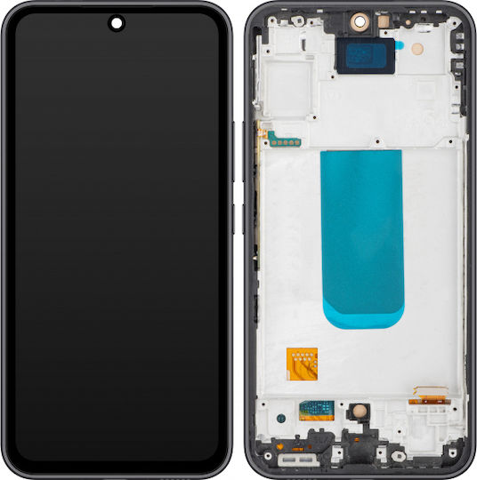 Madrid Papel O ecran cu Mecanism Tactil pentru Samsung Galaxy A54 A546 (Gri)