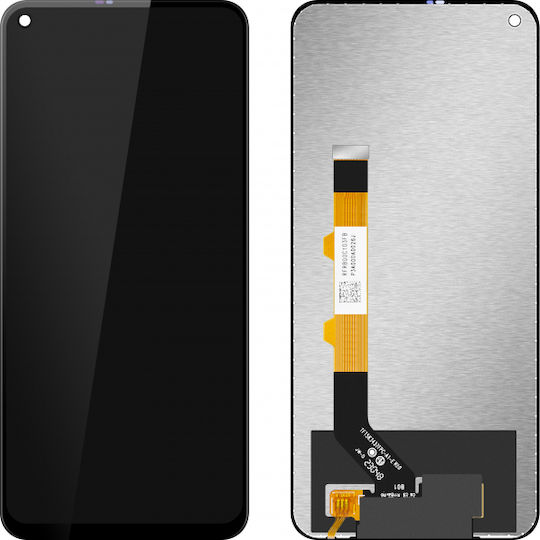 Madrid Papel Мобилен Екран със Сензорен Механизъм за Xiaomi Redmi Note 9 5G, Note 9T Черен