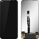 Madrid Papel Screen with Touch Mechanism and Frame for Huawei nova 5i, nova 6 SE, nova 7i, P20 lite, P40 lite 4G (Black)