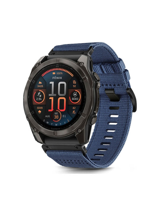 Techsuit Armband Blau (Garmin Fenix 3/3 HR/5X/5X Plus/6X/6X Pro/7X/7X Pro Solar)