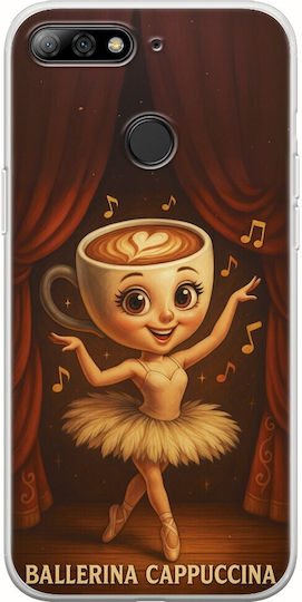 Brainrot Ballerina Cappuccina Huawei P Smart Flexible TPU Transparent Silicone
