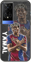 Fußballstars Lamine Yamal Tcl 50 5g Schwarzes TPU Schwarzes Silikon Fußballstars Lamine Yamal Tcl 50 5g Schwarzes TPU Schwarzes Silikon