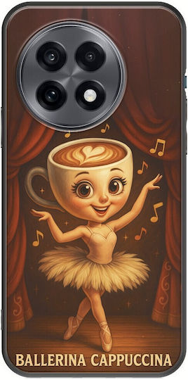 Brainrot Ballerina Cappuccina Oneplus 13r 5g Черен TPU Черен Силикон