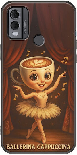 Brainrot Ballerina Cappuccina Nokia C22 Black Tpu Μαύρη Σιλικόνη
