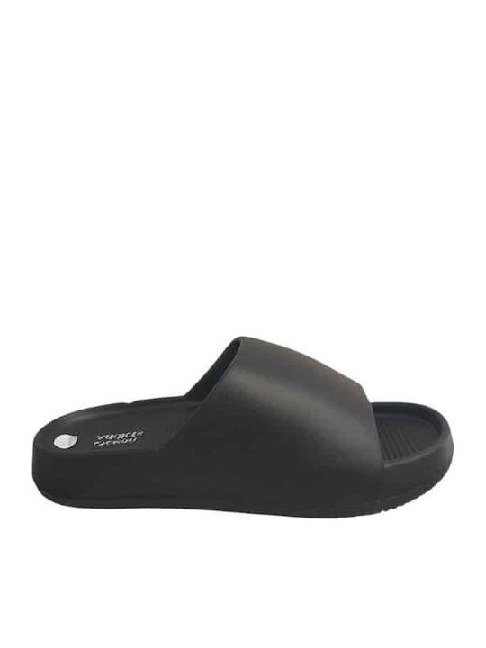 Ocean Addict Men's Black Slides